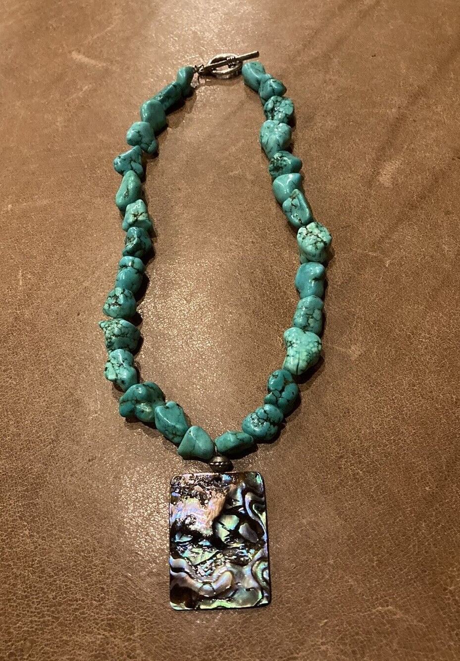 Turquoise Chunky Necklace